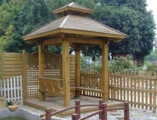 芜湖防腐木制作的凉亭是怎样的