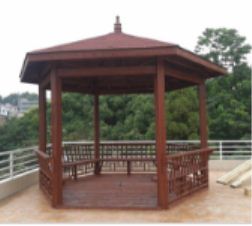 防腐木凉亭搭建注意事项
